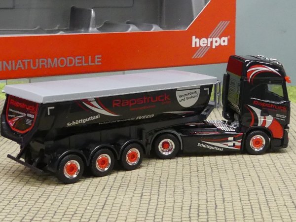1/87 Herpa Iveco S-Way Rundmulden-SZ Rapstruck GmbH 316125