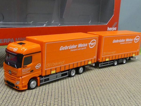 1/87 Herpa MB Actros Bigspace `18 Volumen-HZ Gebrüder Weiss 316149
