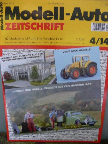 Modell Auto Zeitschrift MAZ 2014/4 April 2014