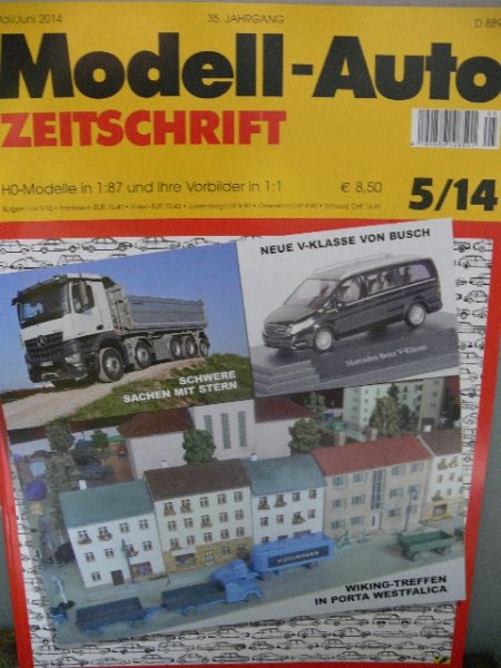 Modell Auto Zeitschrift MAZ 2014/5 Mai 2014