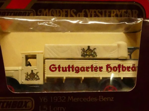 Matchbox Yesteryear MB L5 Lorry Stuttgarter Hofbräu 1932 Y6