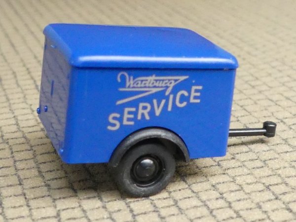 1/87 Brekina 1-Achs Anhänger Wartburg Service