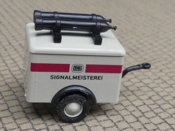 1/87 Brekina 1-Achs Anhänger DB mit Gasflaschen