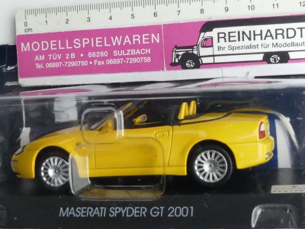 1/43 Maserati Spyder GT 2001 gelb