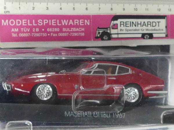 1/43 Maserati Ghibli 1967 rot