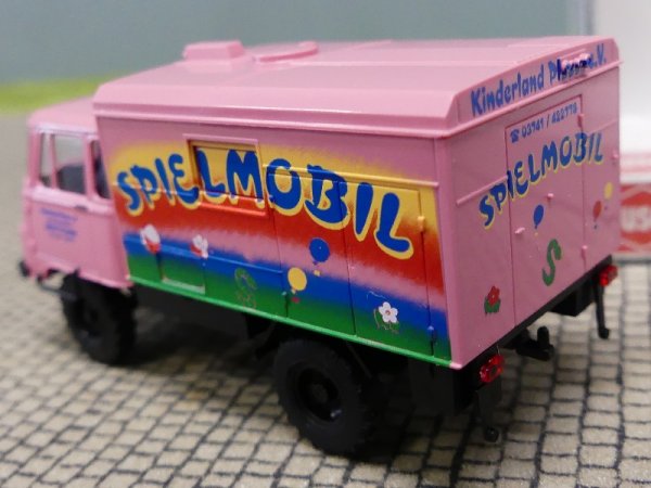 1/87 Busch Robur LO 2002A Spielmobil Kinderland Plauen 50223