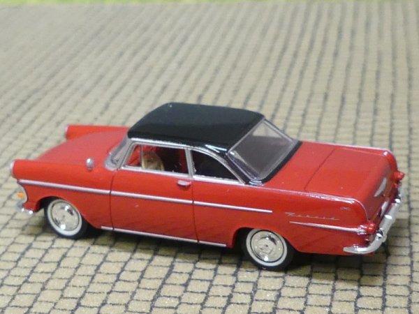 1/87 Brekina Opel Rekord P2 Coupe rot Dach schwarz 20120