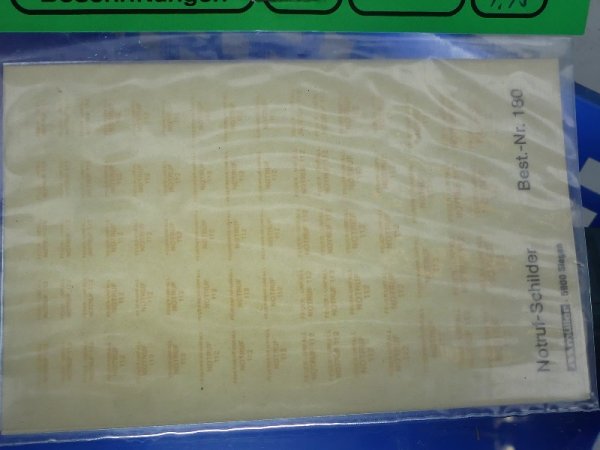 1/87 Müller Decals Notruf Schilder #180