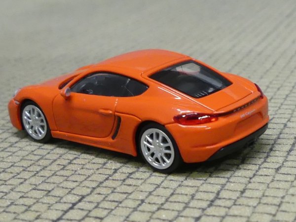1/87 Minichamps Porsche 718 Cayman 2016 orangerot 870 065221