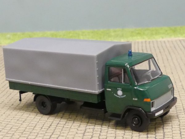 1/87 Brekina Hanomag Henschel HHF 55 Polizei Pritsche/Plane 37523