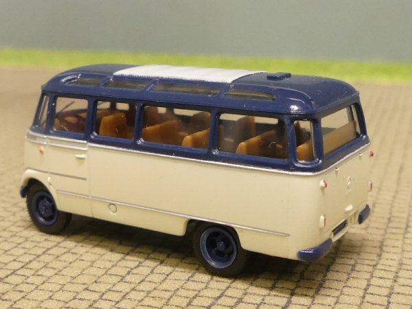1/87 Brekina MB 319 dunkelblau/elfenbein Panoramabus 36167