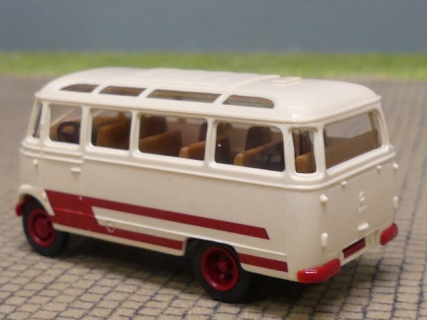 1/87 Brekina MB 319 elfenbein/ Decor rot Panoramabus