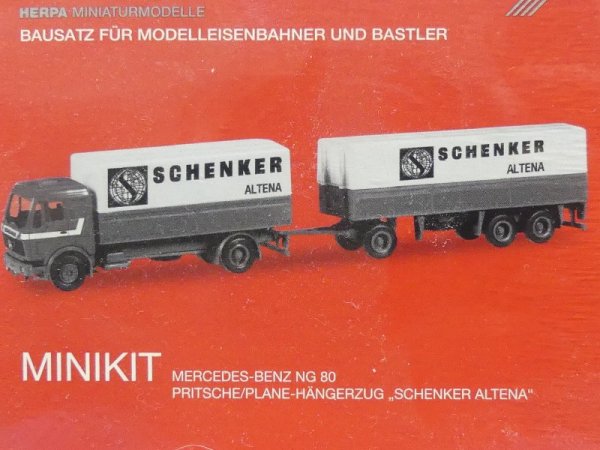 1/87 Herpa Minikit MB NG 80 Schenker Altena Pr/Pl-HZ 013345