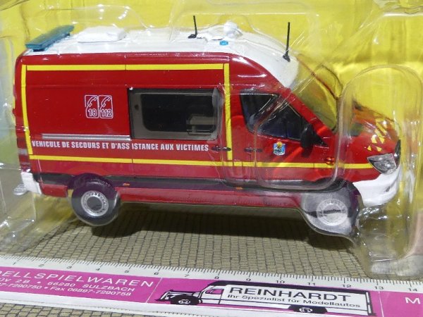 1/43 IXO MB Sprinter 4x4 VSAV Pompiers Feuerwehr KL005
