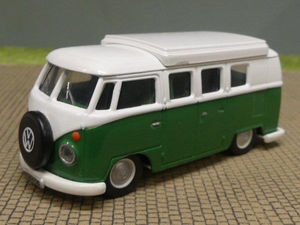 1/43 Corgi VW T1 Camper weiss/grün