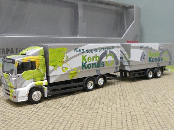 1/87 Herpa MAN TGA Kerbs Konus Verbindungstechnik Pritschen-HZ 270366