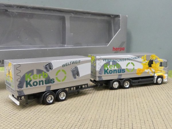1/87 Herpa MAN TGA Kerbs Konus Verbindungstechnik Pritschen-HZ 270366