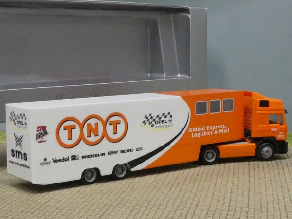 1/87 Herpa MAN F2000 TNT Global Express Opel sms Sattelzug 237628