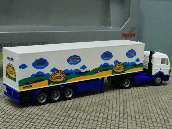 1/87 Herpa MB SK Molkerei Lauterbach Rote Kuh Kühlkoffer-Sattelzug