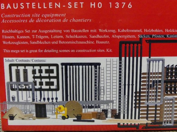 1/87 Busch Bausatz Baustellen-SET 1376