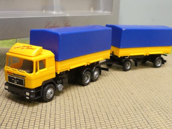 1/87 Herpa MAN F90 Koch Spedition Wechselpritschen-Hängerzug