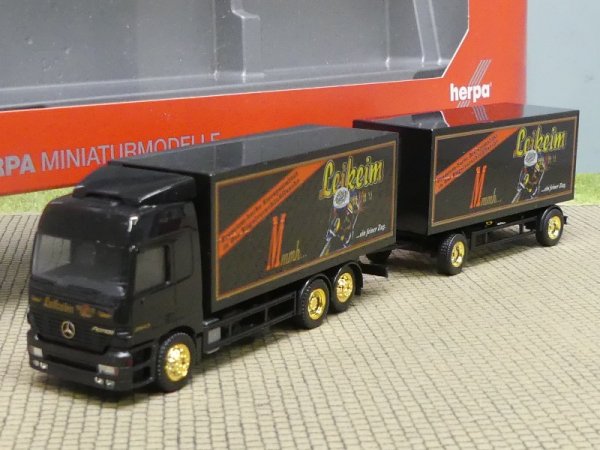 1/87 Herpa MB Actros L Leikeim Premium Bier Hängerzug 146395