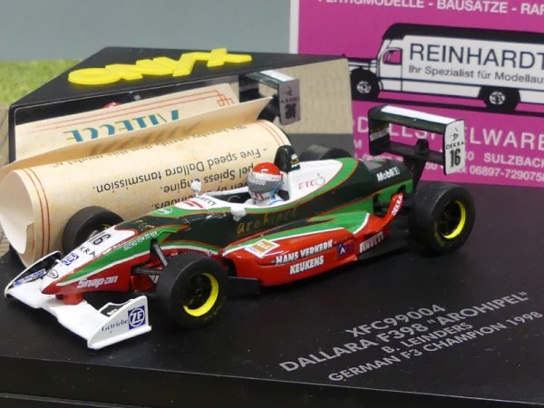 1/43 Onyx Dallara F396 Arohipel Leinders German F3 Champion 1998 XFC99004