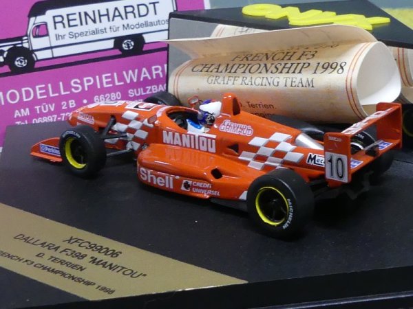 1/43 Onyx Dallara F398 Manitou D. Terrien French F3 Championship 1998 XFC99006