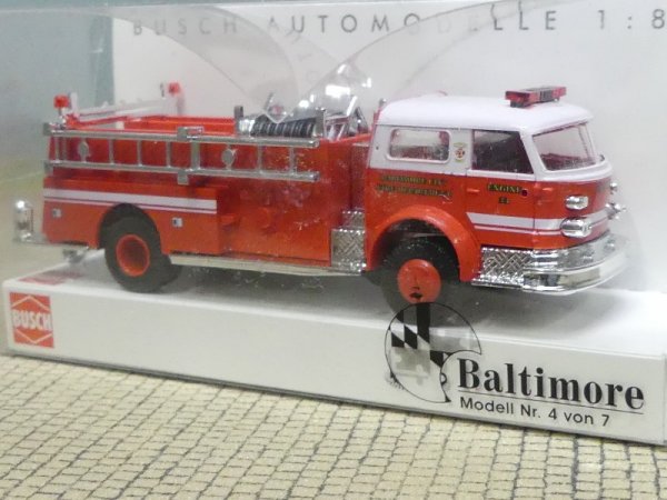 1/87 Busch LaFrance Pumper Feuerwehr Baltimore
