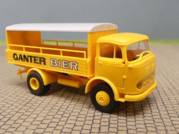1/87 Brekina MB 328 Ganter Bier Pritsche Plane