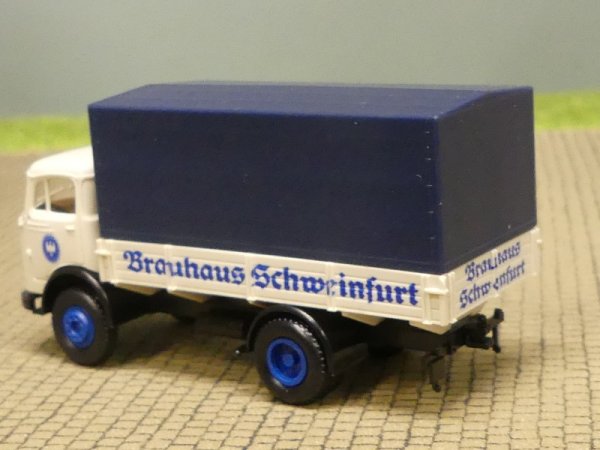 1/87 Brekina MB 328 Brauhaus Schweinfurt Pritsche Plane
