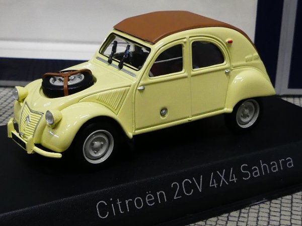 1/43 Norev Citroen 2CV 4x4 Sahara 1961 hellgelb 150011