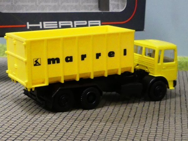 1/87 Herpa MAN F8 marrel Schutt Absetzmulde 820502