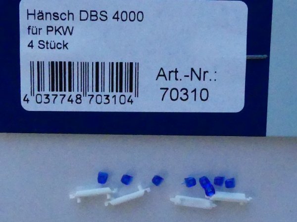 1/87 Rietze Hänsch DBS 4000 für PKW 4 Stück 70310