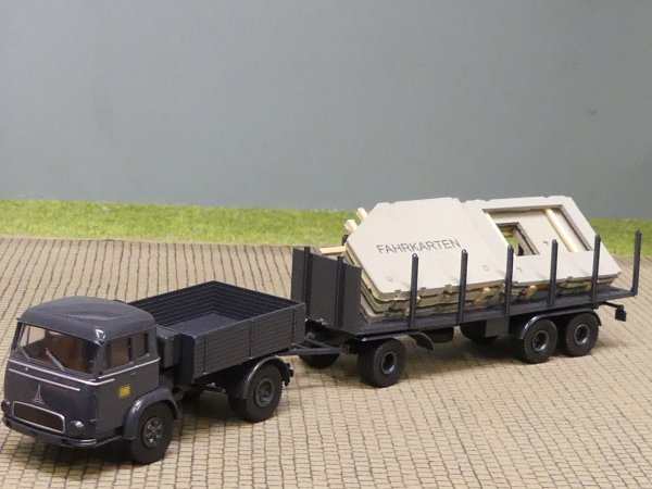 1/87 Brekina Magirus Pluto DB Fahrkartenhaus Rungen-Sattelzug
