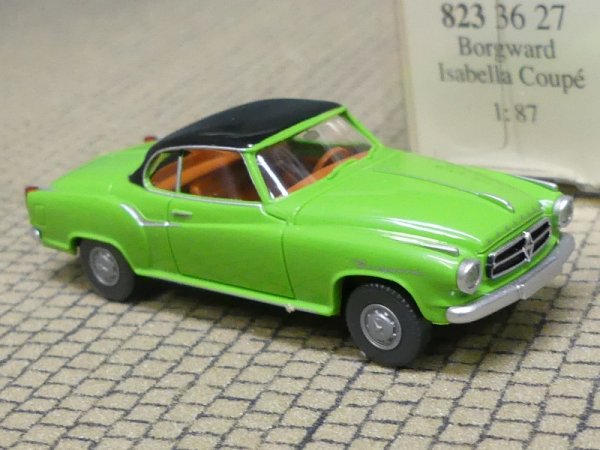 1/87 Wiking Borgward Isabella Coupe hellgrün 823 36