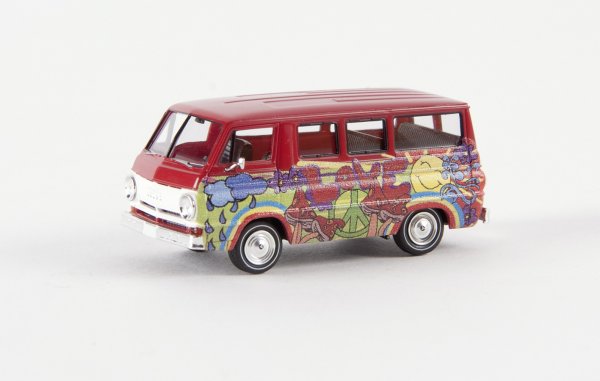 1/87 Brekina Dodge A 100 Hippie Bus 34319