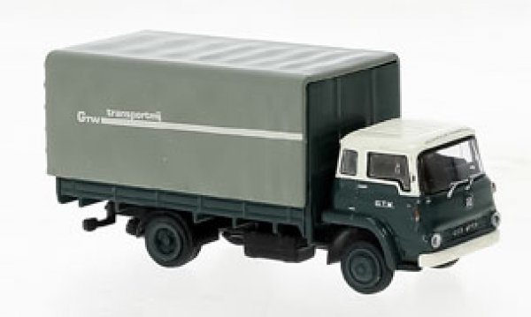 1/87 Brekina Bedford Transportkoffer Pritsche Plane GTW Tranport 35906