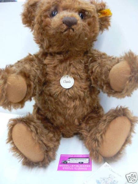 ST 3 Steiff Teddy Classic ca.45 cm braun mit Stimme aus Mohair 004513