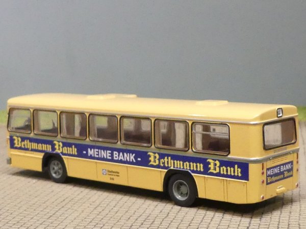 1/87 Brekina Büssing BS 110 V, Frankfurt Bethmann Bank 59155