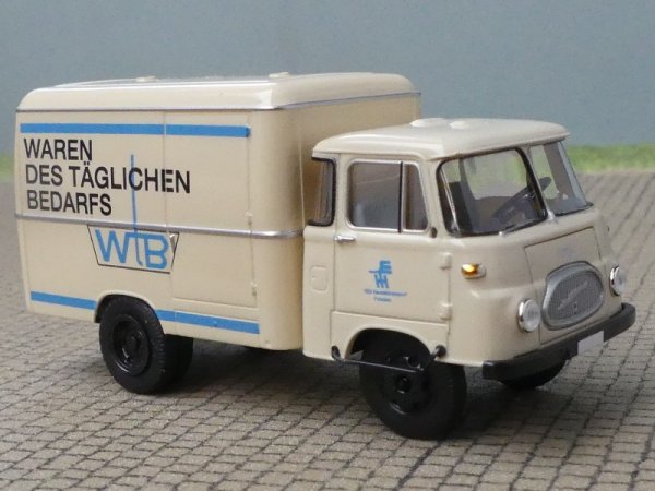 1/87 Brekina Robur LO 2500 WTB Waren des täglichen Gebrauchs Koffer-LKW