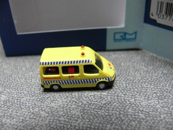 1/160 Rietze N-Spur Ford Transit Kasten Ambulancia Madrid SP  16978
