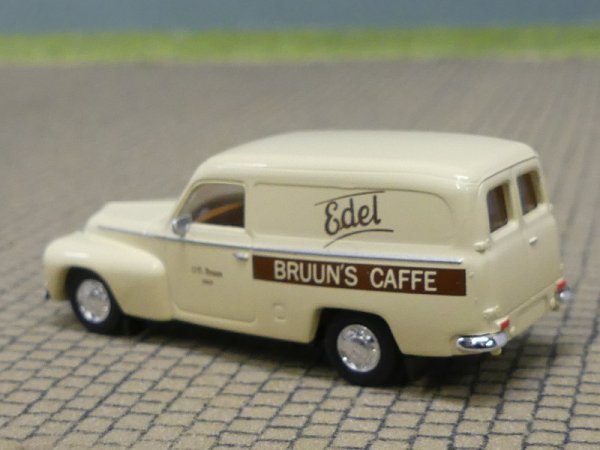 1/87 Brekina Volvo Duett Kasten Edel Bruuns Caffe 29362