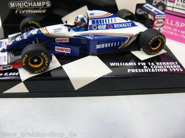 1/43 Minichamps Williams Renault FW 16 D.Coulthard 1995 430950096