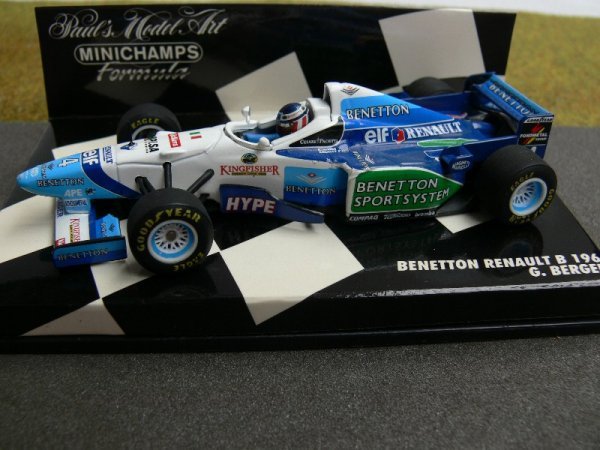 1/43 Minichamps Benetton Renault B 196 G.Berger #4 430960004