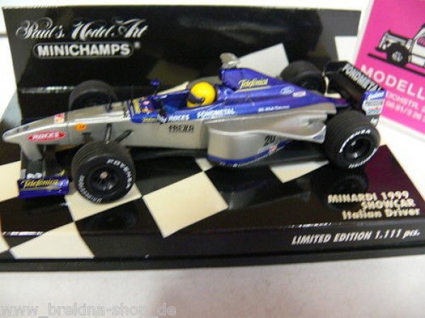 1/43 Minichamps Minardi Showcar Italian Driver 1999 430 990071