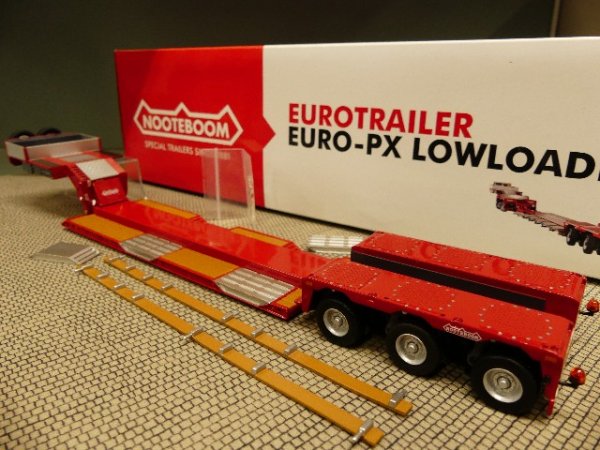 1/50 NZG NOOTEBOOM PENDEL-X  3-Achs Baggerbett Auflieger 655/10