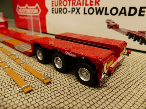 1/50 NZG NOOTEBOOM PENDEL-X  3-Achs Baggerbett Auflieger 655/10