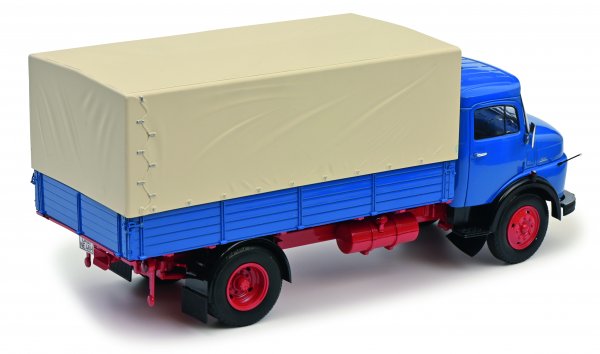 1/18 Schuco MB L 911 blau 450044800