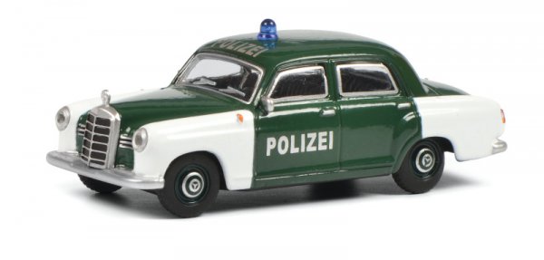 1/64 Schuco MB 180D Ponton Polizei 452022300
